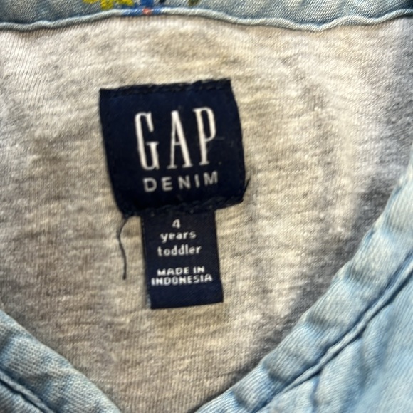 Gap 4T denim sweater jacket - Picture 4 of 6